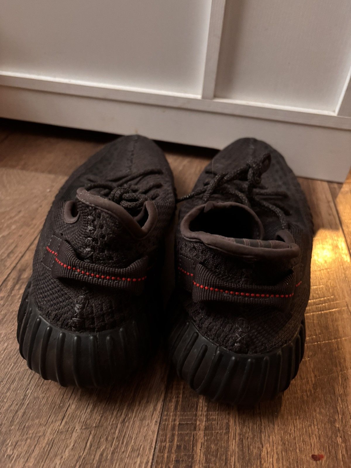 Yeezy Adidas Yeezy Boost 350 V2 Black Static Reflective Size US 11 / EU 44 - 3 Thumbnail