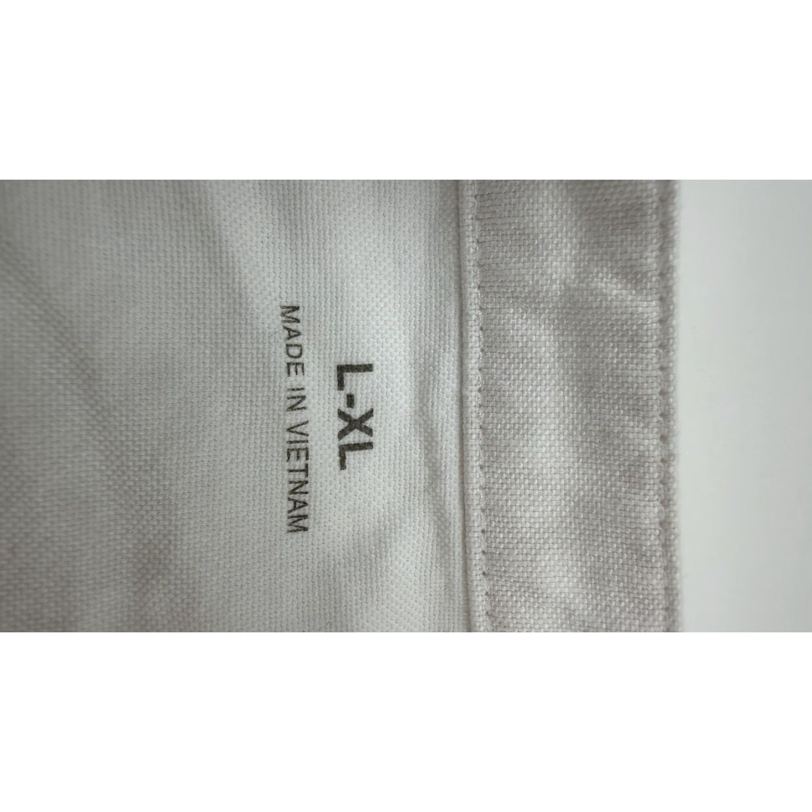 Muji Muji Shirt Adult L/XL White Cotton Band Collar Long Sleeve Pockets Womens Size L / US 10 / IT 46 - 6 Thumbnail