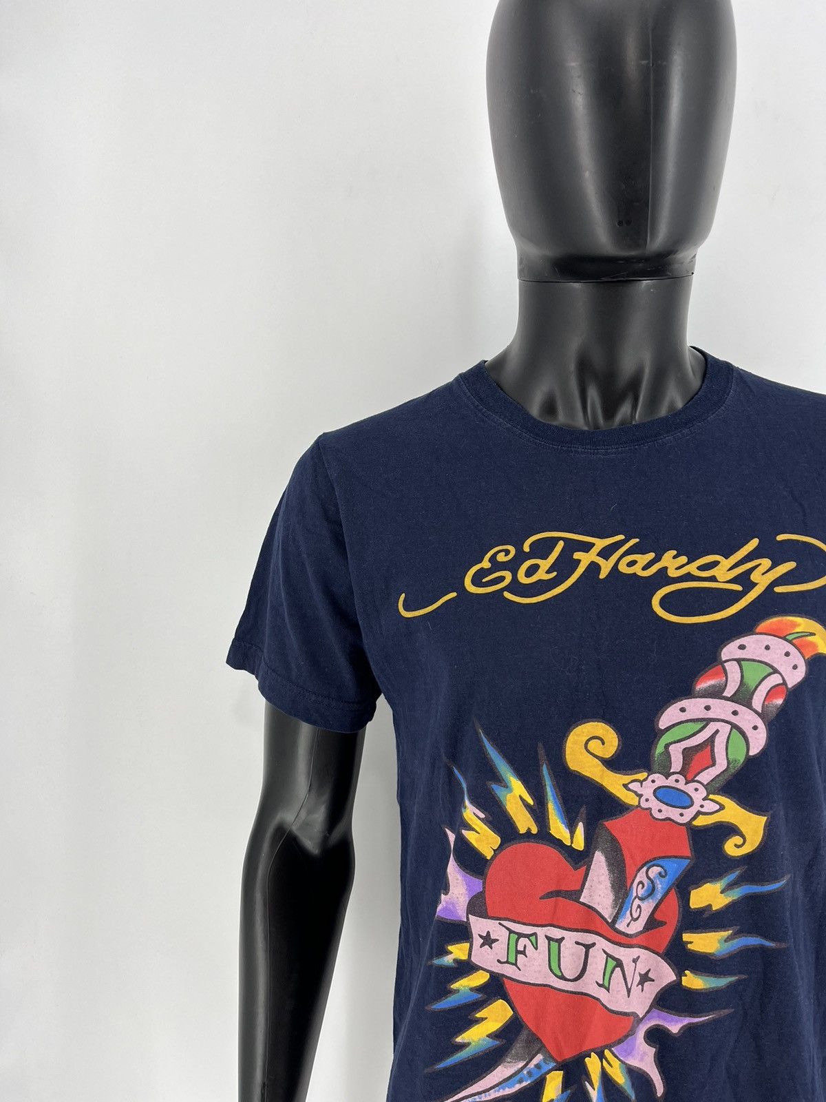 Affliction Vintage Ed Hardy By Christian Audigier Knife In The Heart Size US M / EU 48-50 / 2 - 6 Thumbnail
