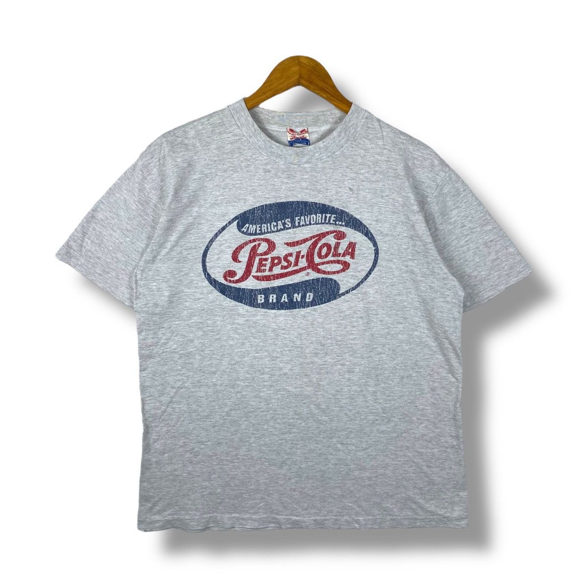 Vintage Vintage 90's PEPSI-COLA America's Favorite Brand Graphic Tee Size US L / EU 52-54 / 3 - 1 Thumbnail
