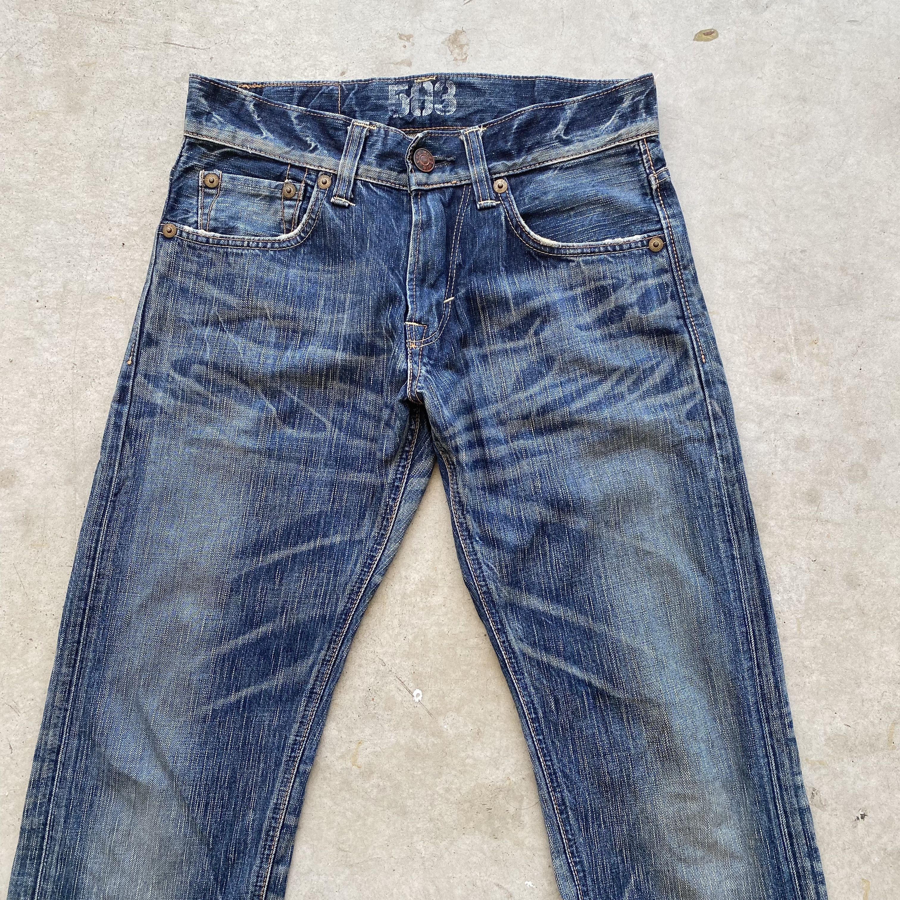 Edwin 503 Flare Blue Trip Made In Japan Denim