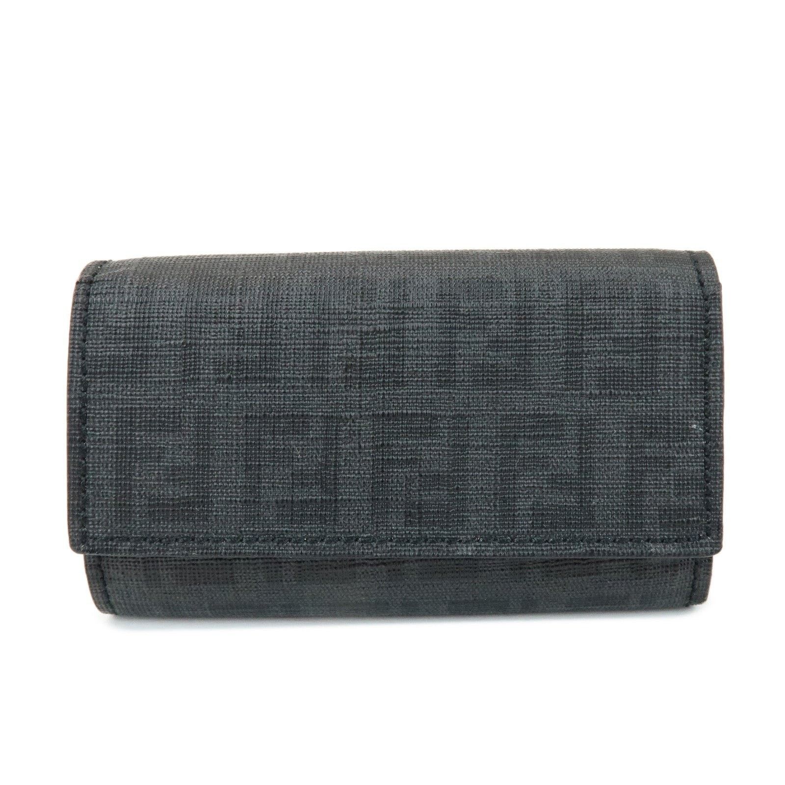 Fendi Fendi Zucca Key Holder Black Size ONE SIZE - 1 Thumbnail