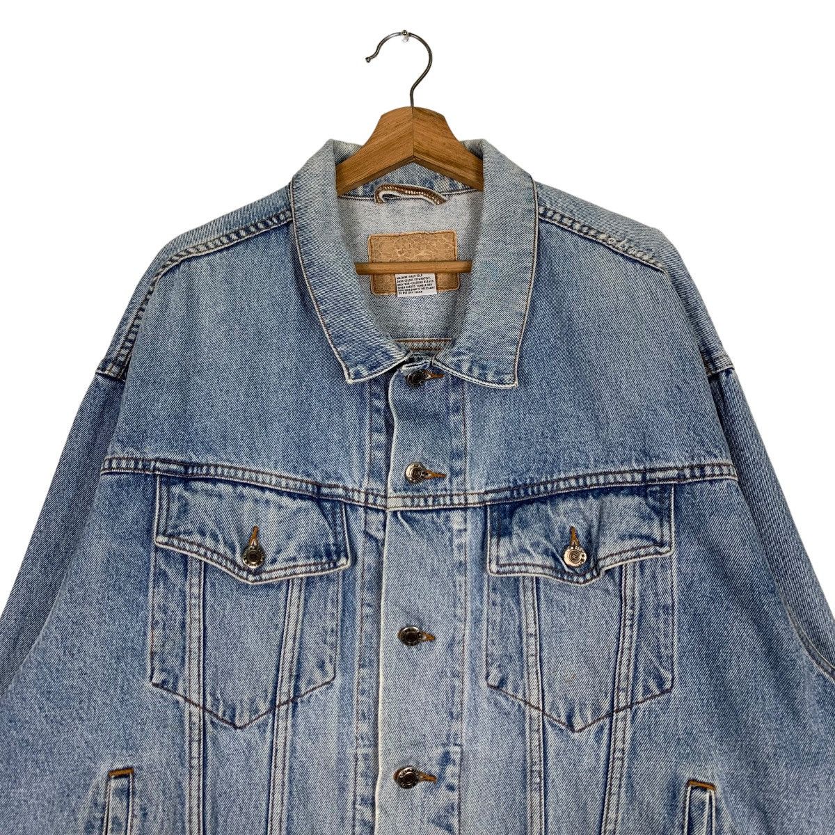 Vintage CANYON RIVER BLUES Trucker Washed Denim Jacket #0512-C23 Size US L / EU 52-54 / 3 - 2 Thumbnail