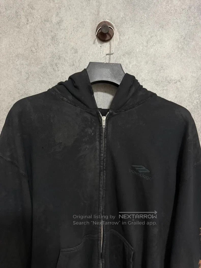 Balenciaga Balenciaga Zip-Up Logo Hoodie. Size US M / EU 48-50 / 2 - 4 Thumbnail