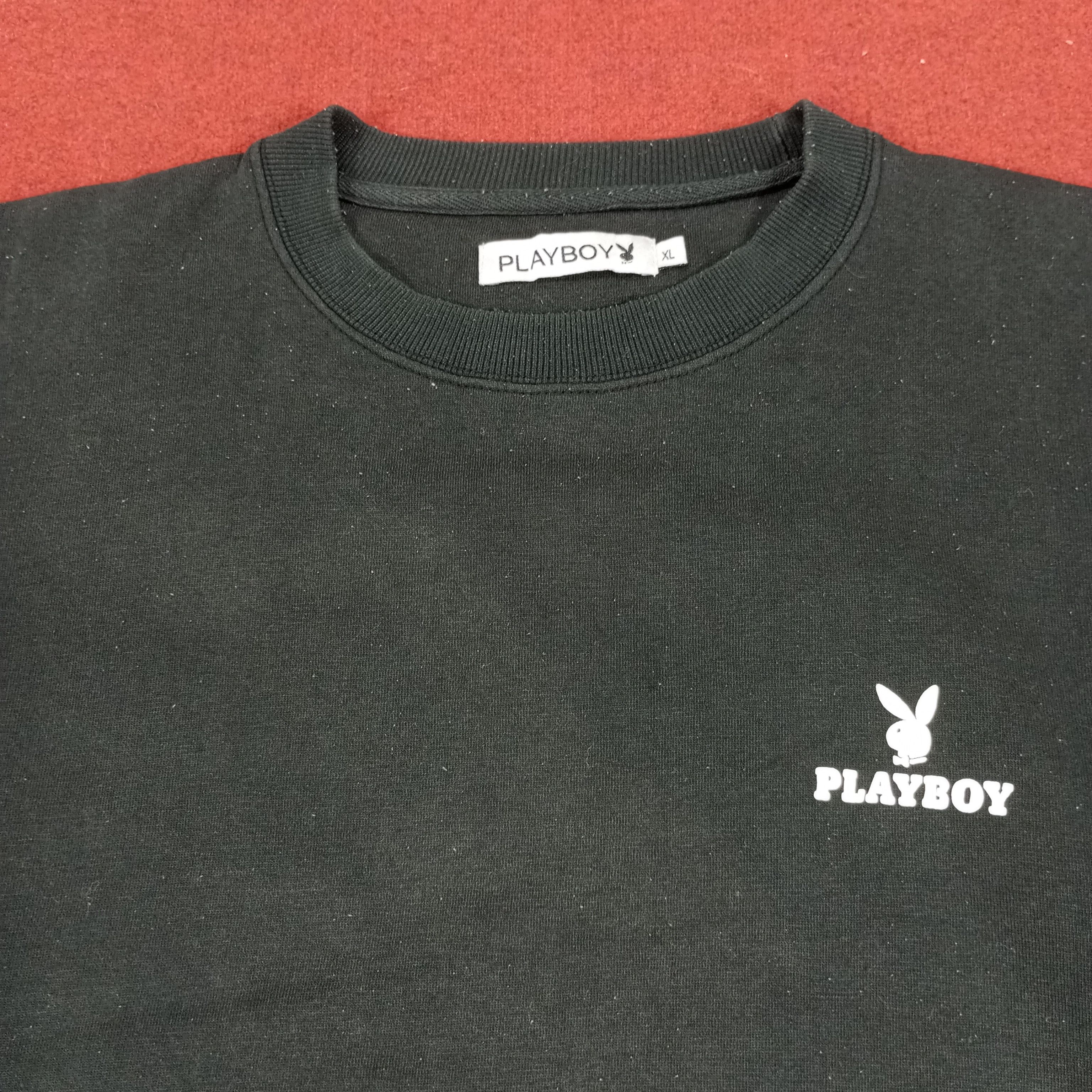 Playboy × Vintage Playboy Streetwear Style Logo Spellout Design Sweatshirt Size US L / EU 52-54 / 3 - 4 Thumbnail