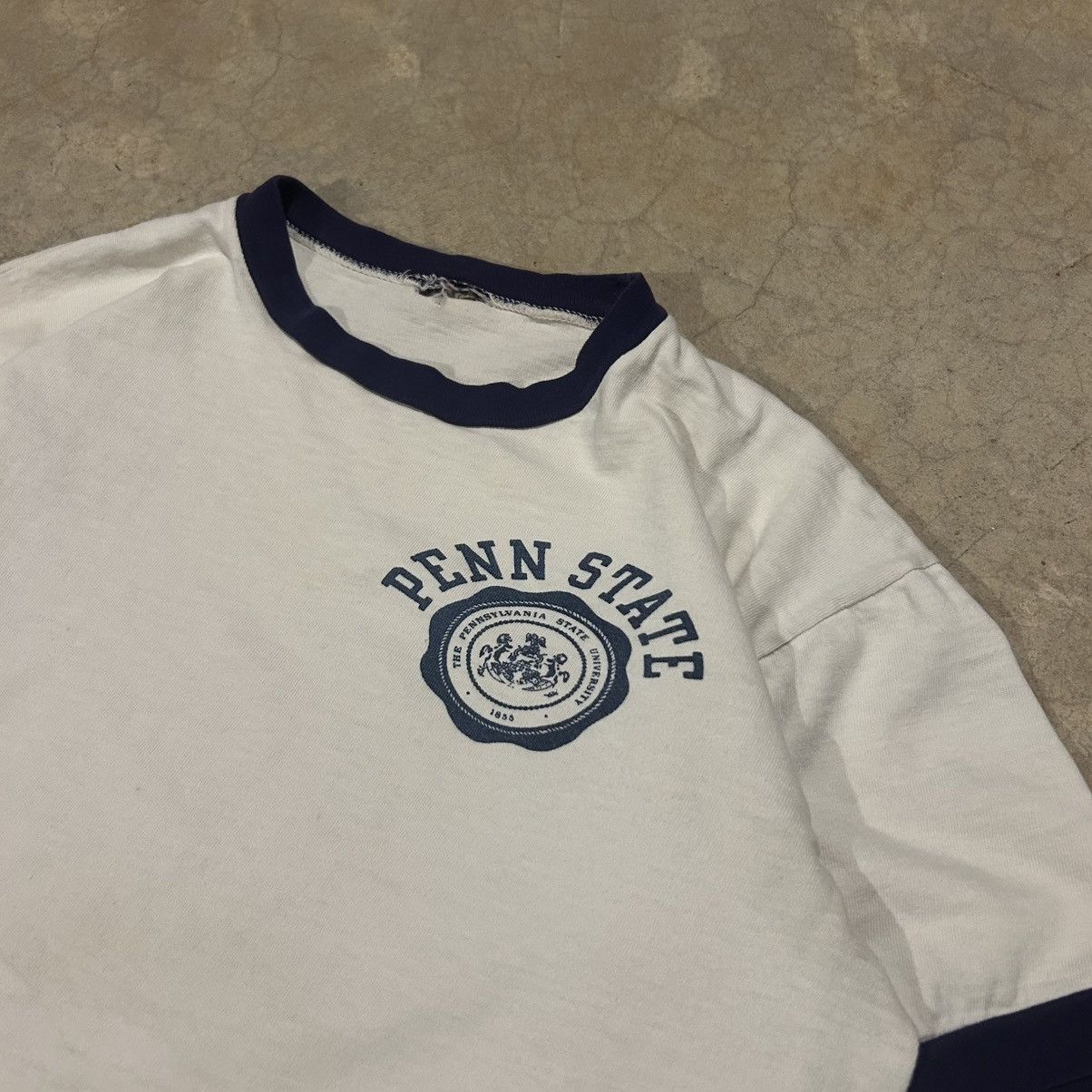Champion Vintage 1950s Champion Penn State Running Man Ringer Tee Size US S / EU 44-46 / 1 - 3 Thumbnail