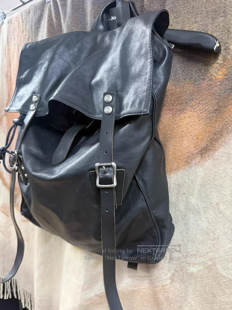 Yohji Yamamoto Yohji Yamamoto Horsehide Backpack Size ONE SIZE - 2 Thumbnail