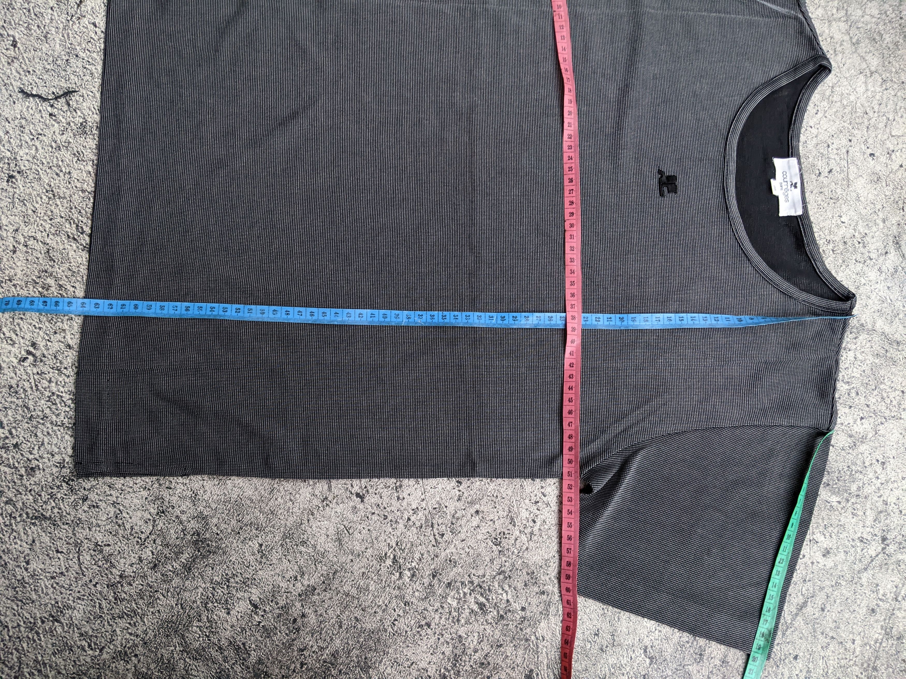 Courreges Center Logo T Shirt Size US M / EU 48-50 / 2 - 5 Thumbnail