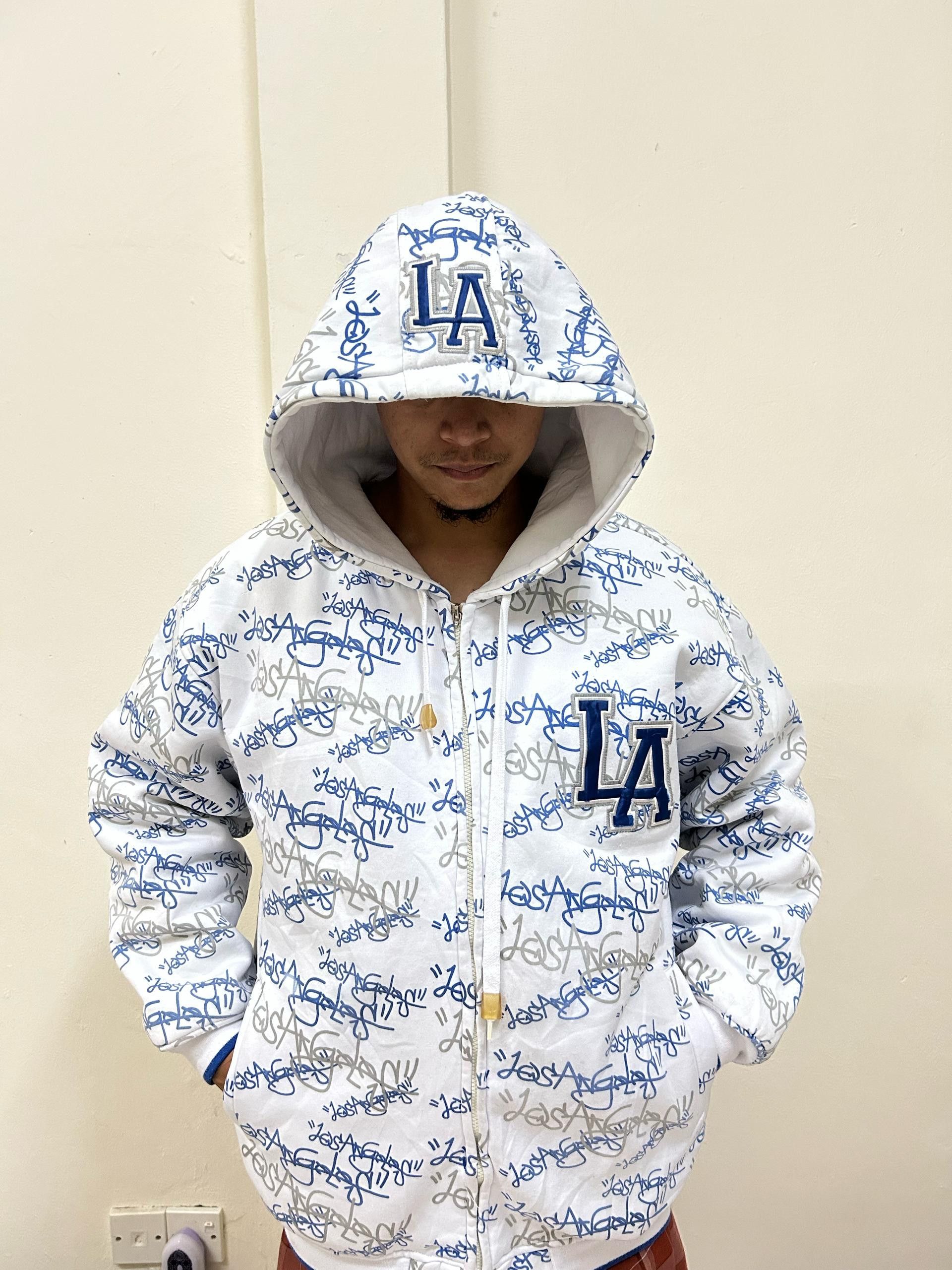 MLB Crazy Rare Vintage Fullprint MLB Los Angeles Hoodie Size US XL / EU 56 / 4 - 1 Thumbnail