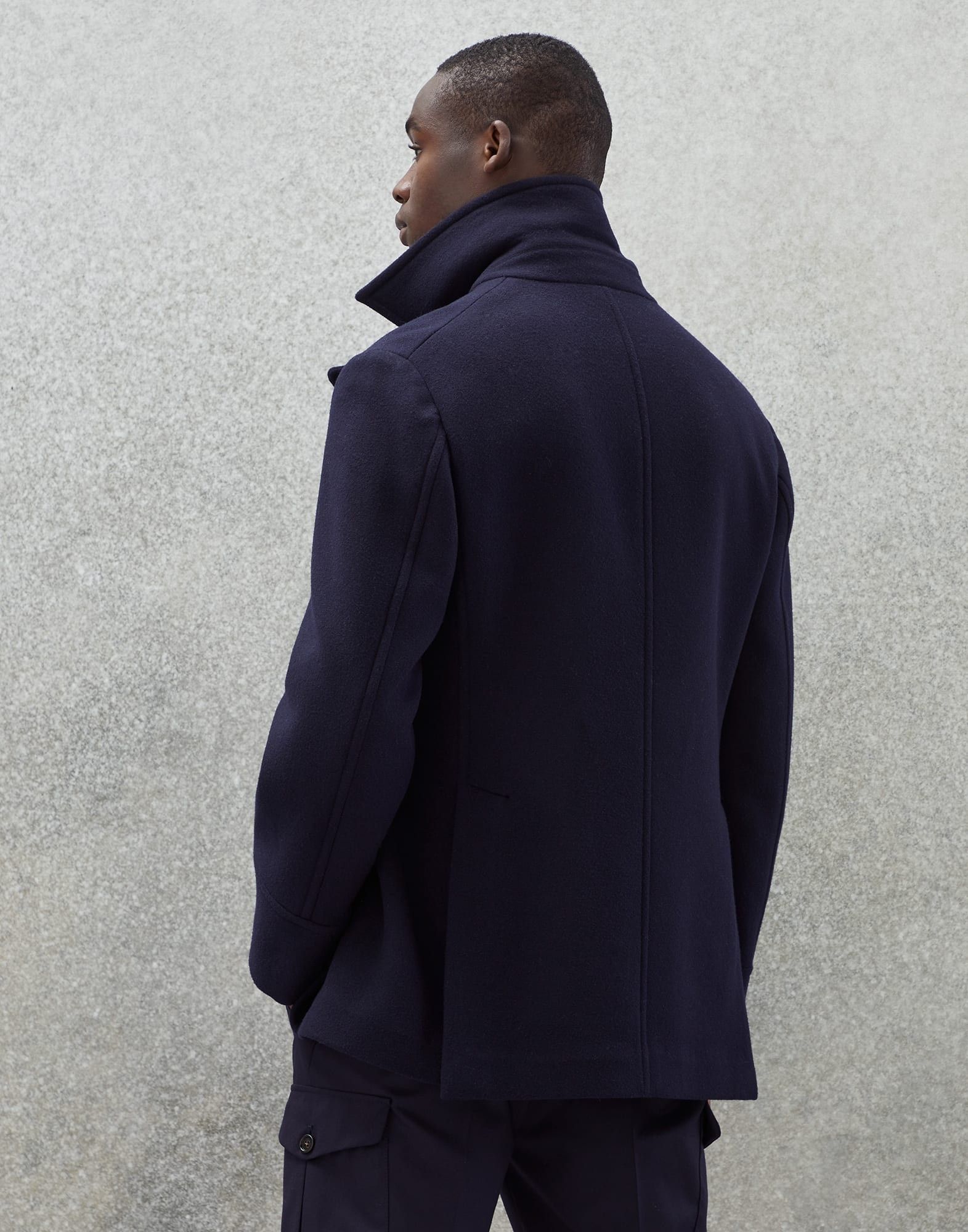 Brunello Cucinelli o1w1db10924 Caban in Navy Size US XL / EU 56 / 4 - 3 Thumbnail