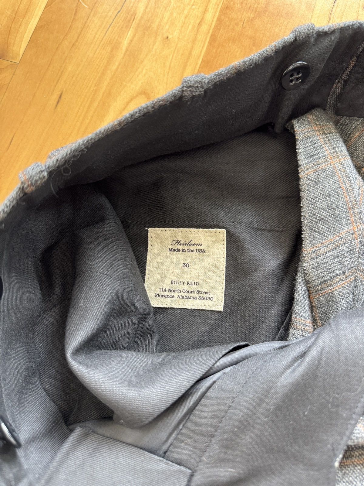 Billy Reid Billy Reid Size 30 Wool Plaid Cropped Trousers Size US 30 / EU 46 - 8 Thumbnail