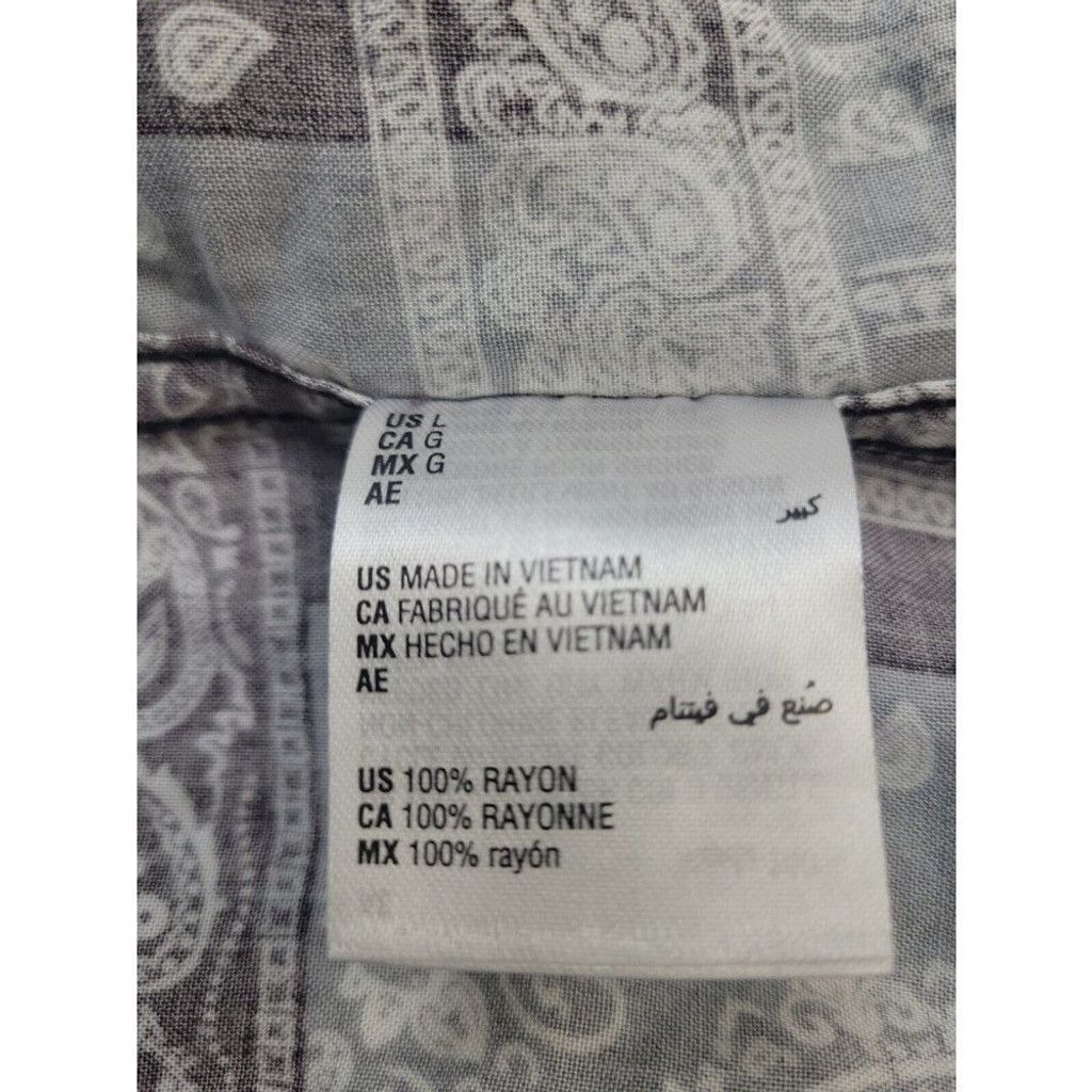 Other Sun Stone Bandana Woven Rayon Shirt. Size Large. Size US L / EU 52-54 / 3 - 7 Thumbnail