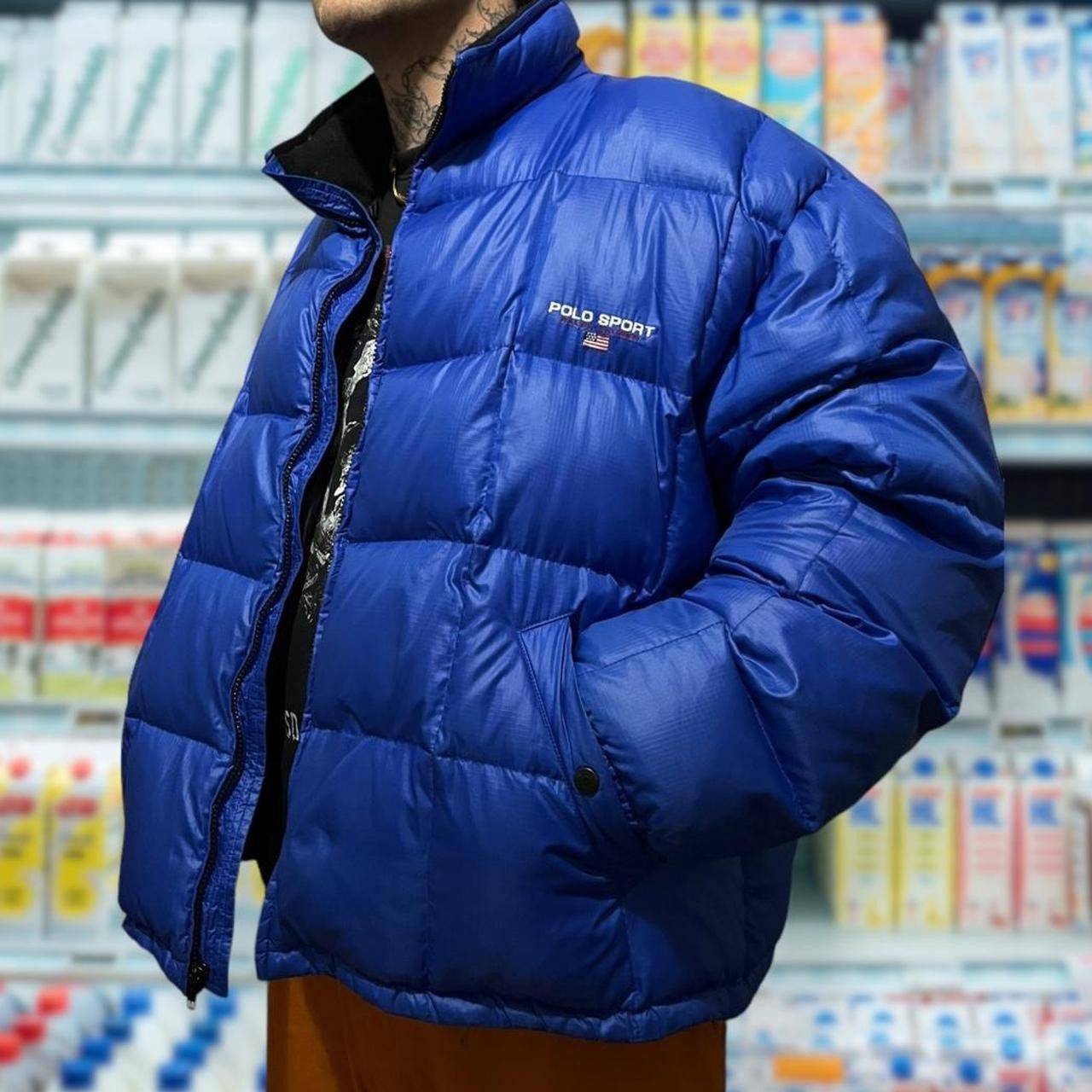 Lo Life Polo Ralph Lauren Vintage 1990 s Ralph Lauren OG PoloSport LO Life Puffer XL Grailed