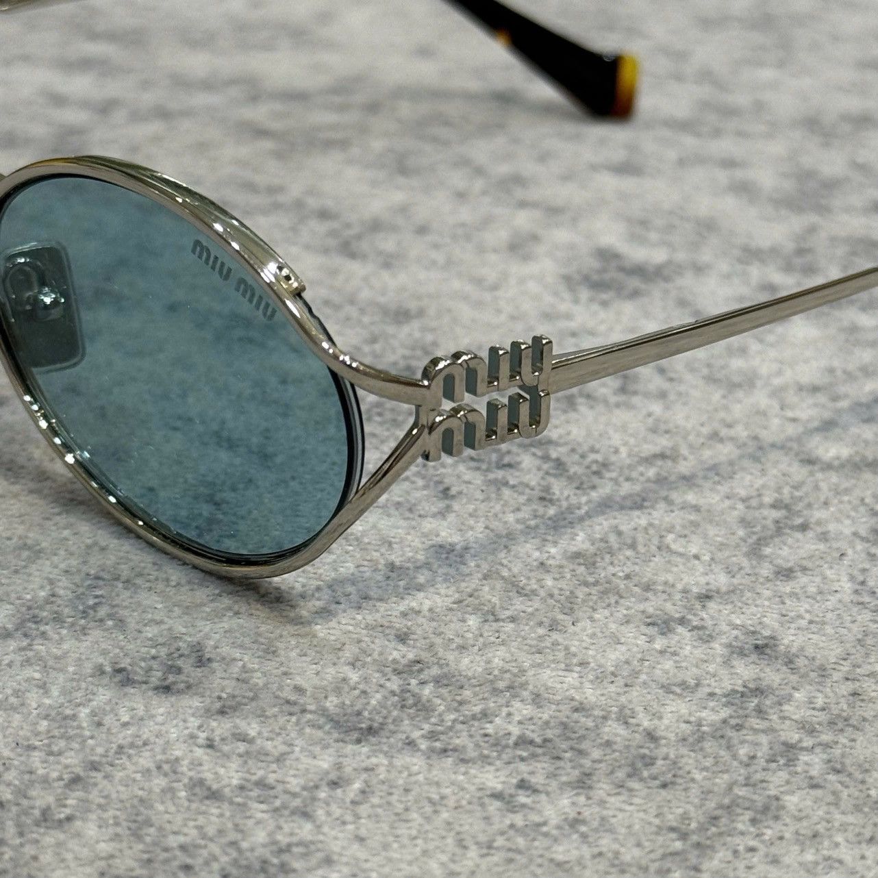 Miu Miu MIU MIU MU 52YS 1BC20R Sunglasses SILVER Size ONE SIZE - 2 Thumbnail