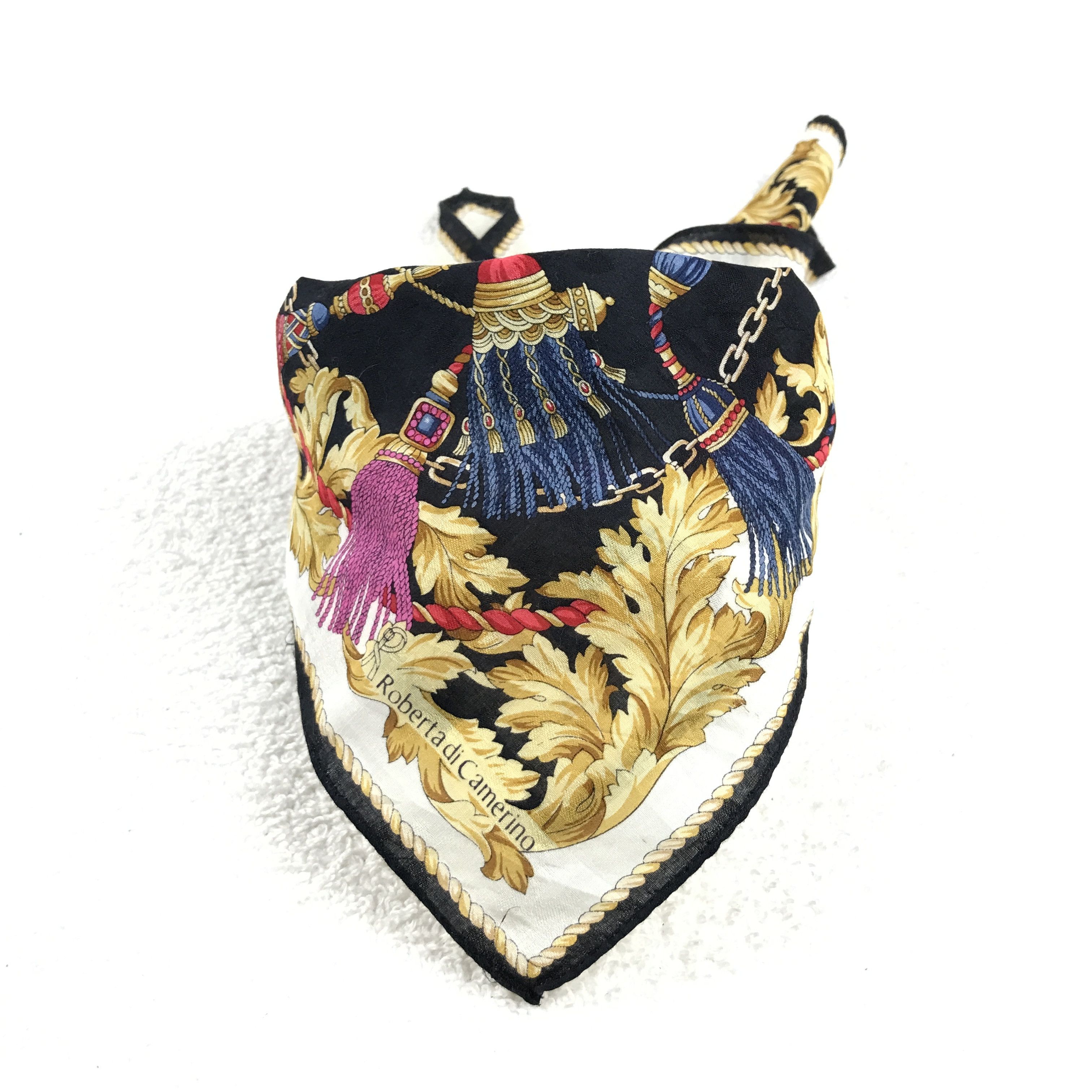 Designer × Roberta di Camerino × Vintage Vintage Roberto de Camerino Bandana Neckerchief Handkerchief Size ONE SIZE - 4 Thumbnail