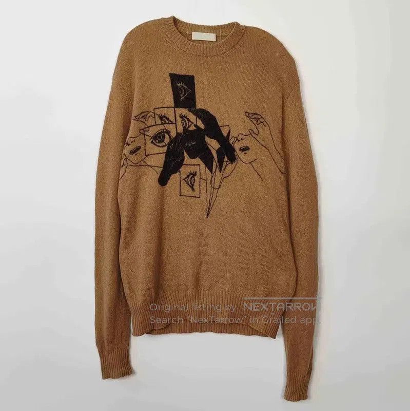 Prada Prada Brown Wool Knit Sweater for Men. Size US L / EU 52-54 / 3 - 1 Thumbnail