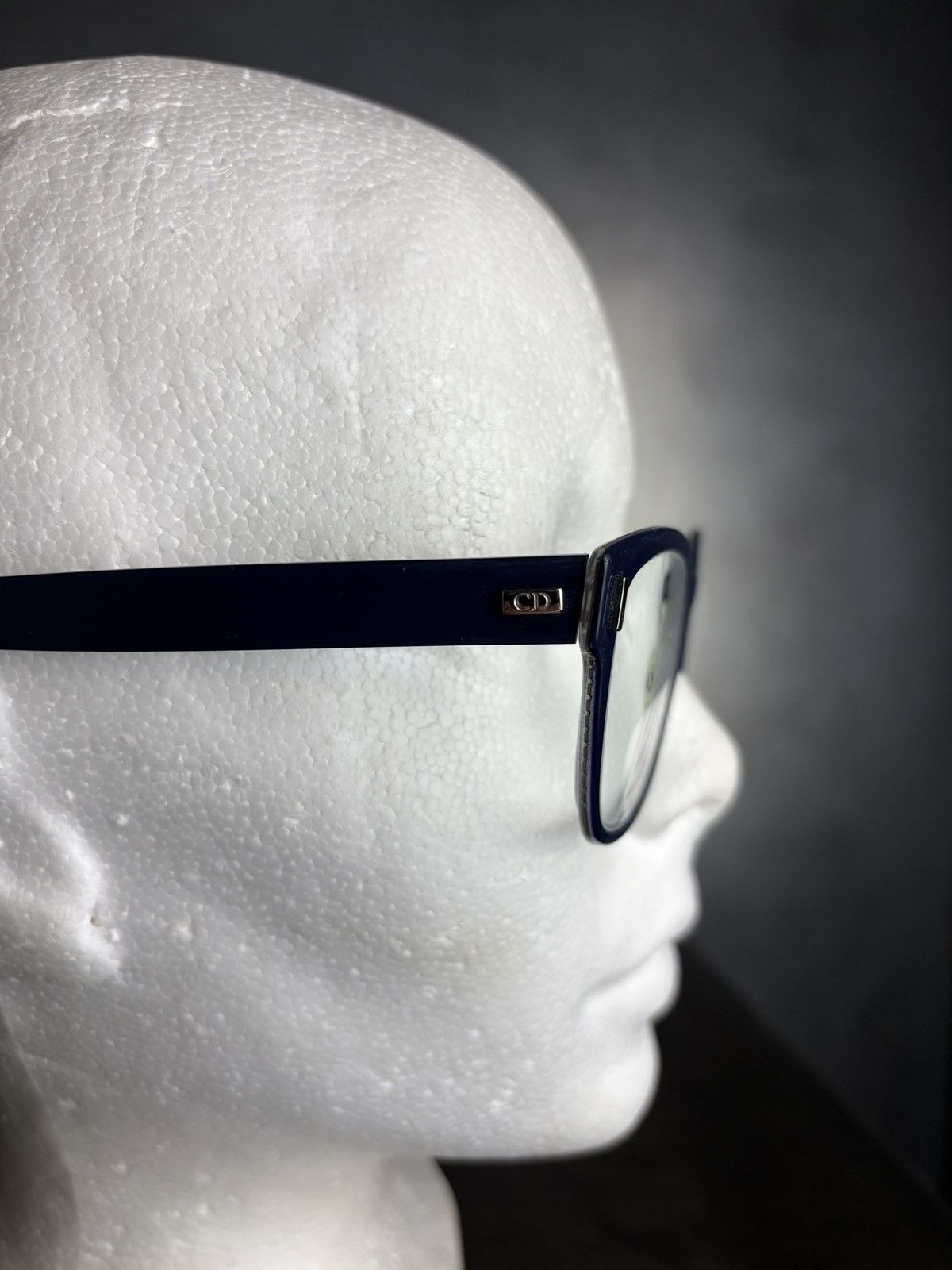 Christian Dior Monsieur × Dior Dior Homme Black Tie 2.0C Eyeglasses Dark Blue Made in Japan Size ONE SIZE - 7 Thumbnail