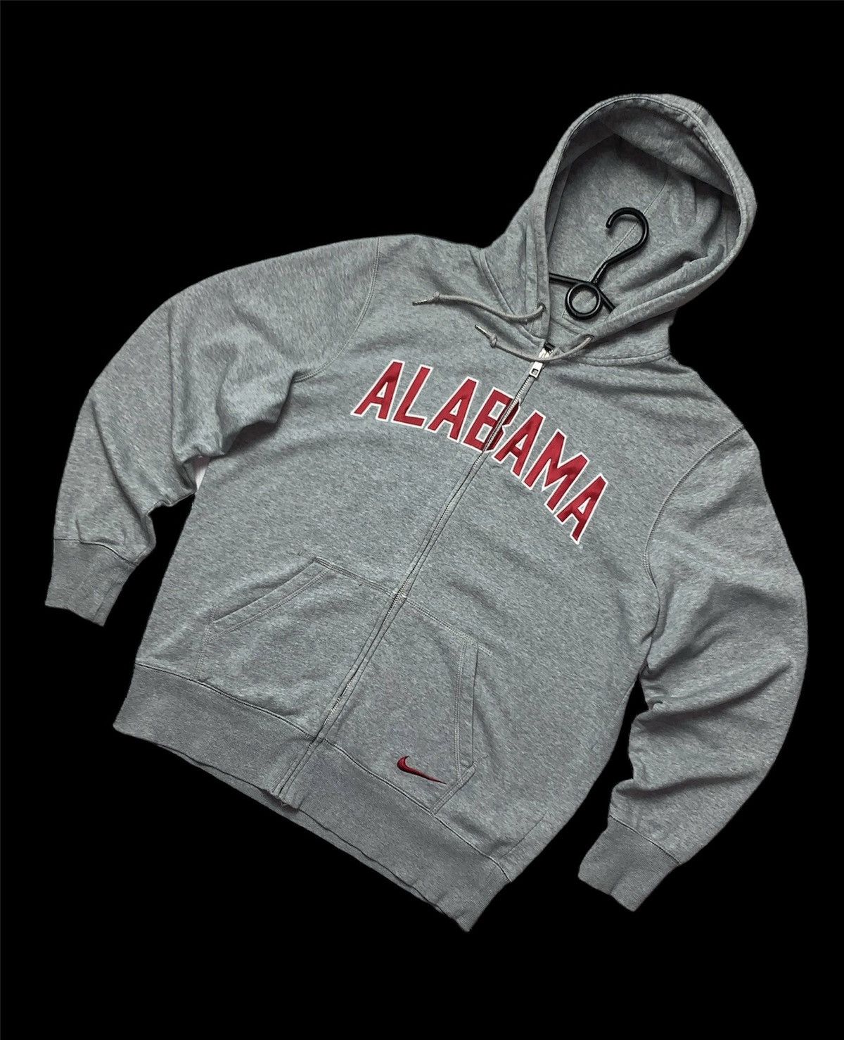 Nike × Vintage Vintage Nike Alabama zip hoodie size L Size US L / EU 52-54 / 3 - 1 Thumbnail
