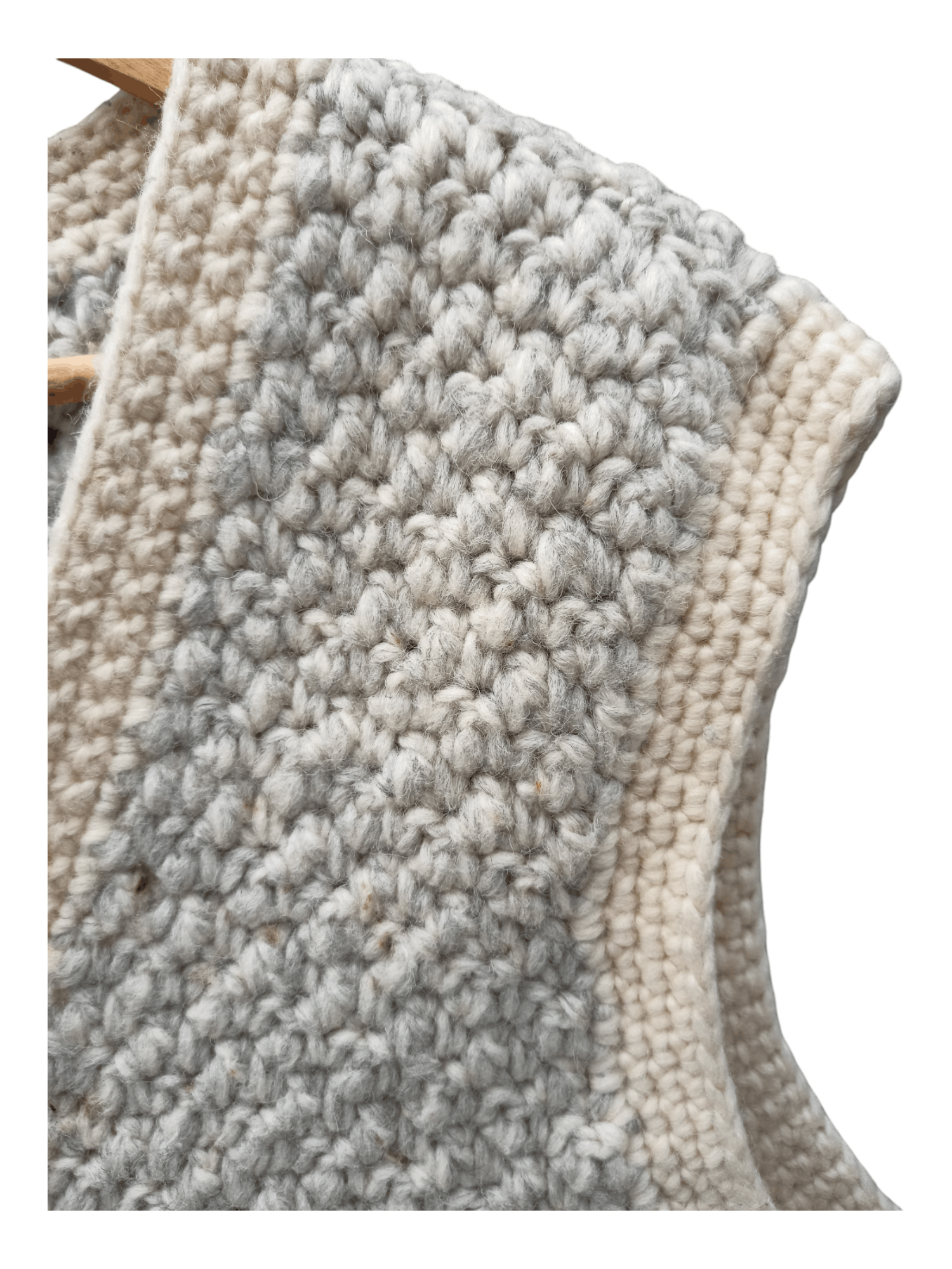 Vintage Vintage 💥 Canadian Sweater 💥 Wool Hand Knit Vest Size US L / EU 52-54 / 3 - 16 Thumbnail