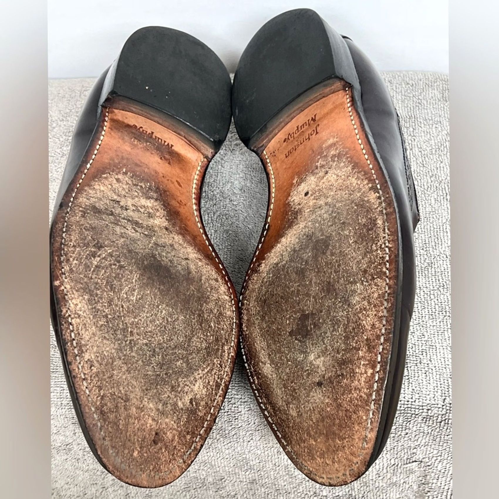 Johnston & Murphy Johnston & Murphy Aristocraft Men’s Tassel Loafers – Size 11 Burgundy Leather Loafer Mens Shoes Brown Leather Size US 11 / EU 44 - 8 Thumbnail