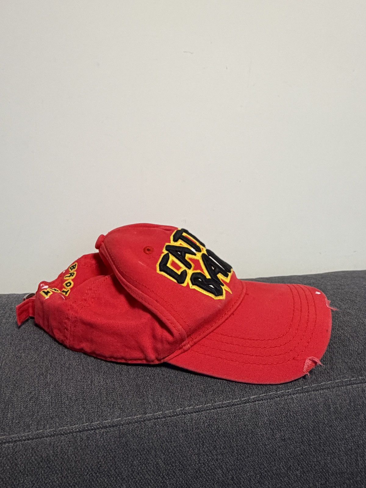 Dsquared2 DSQUARED2 Caten Band Red Cap Size ONE SIZE - 3 Thumbnail