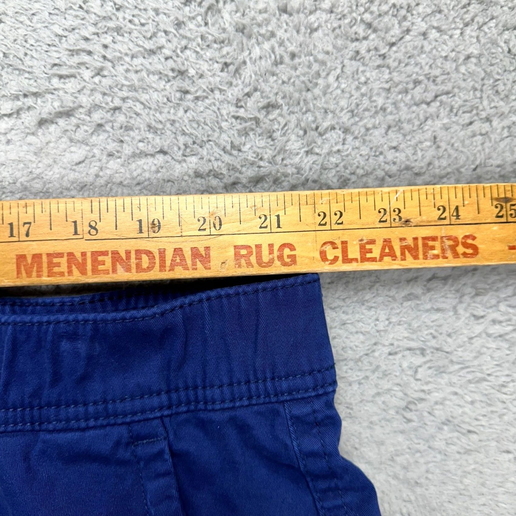Lee Lee Mens Cargo Shorts 44 Blue Flat Front Elastic Waistband Casual Pockets Outdoor Size US 44 / EU 60 - 4 Thumbnail