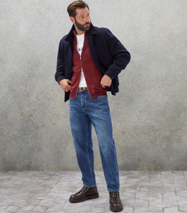 Brunello Cucinelli o1w1db10924 Cardigan in Dark Red Size US M / EU 48-50 / 2 - 5 Thumbnail