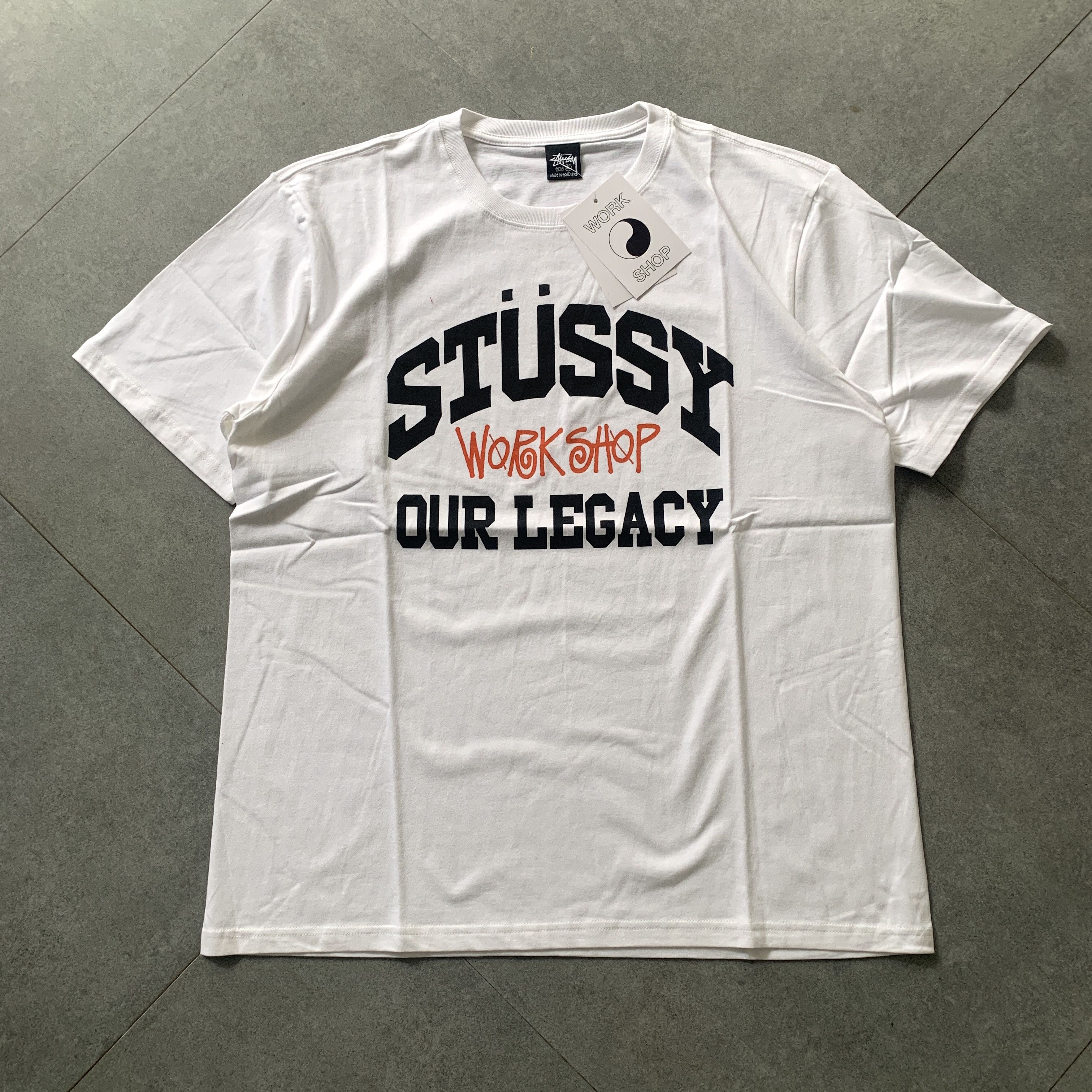 Stussy Stussy tee white Size US XL / EU 56 / 4 - 1 Thumbnail