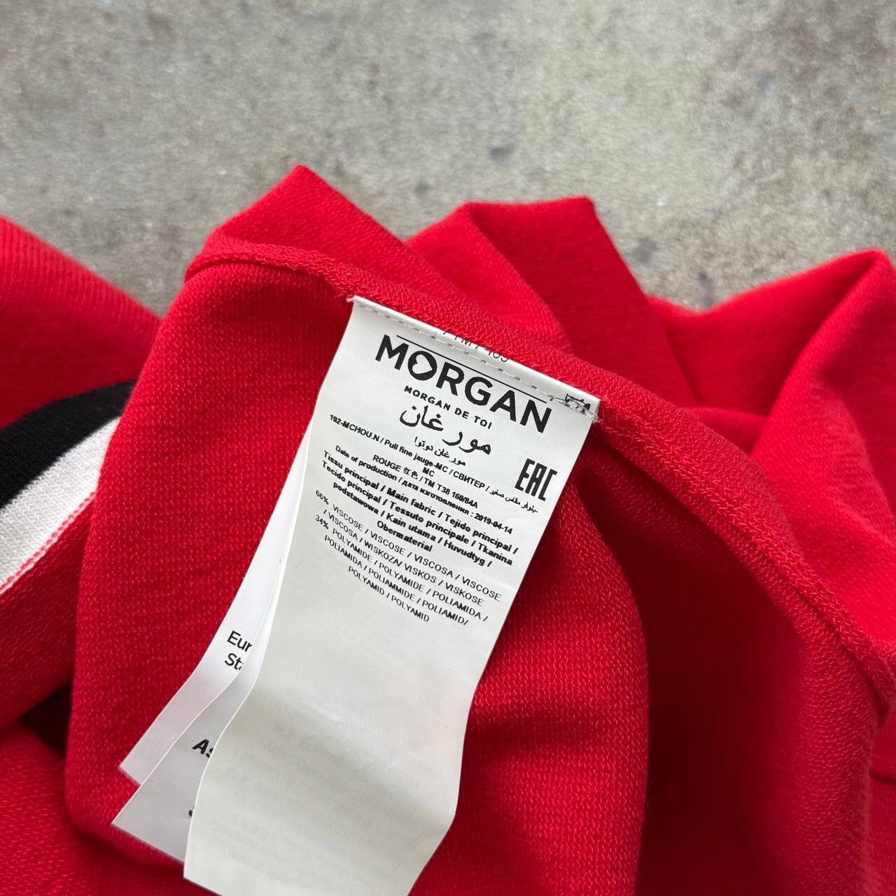 20471120 × Japanese Brand × Vintage Morgan de Toi Y2K Short Sleeve Viscose Sweater Size M / US 6-8 / IT 42-44 - 9 Thumbnail