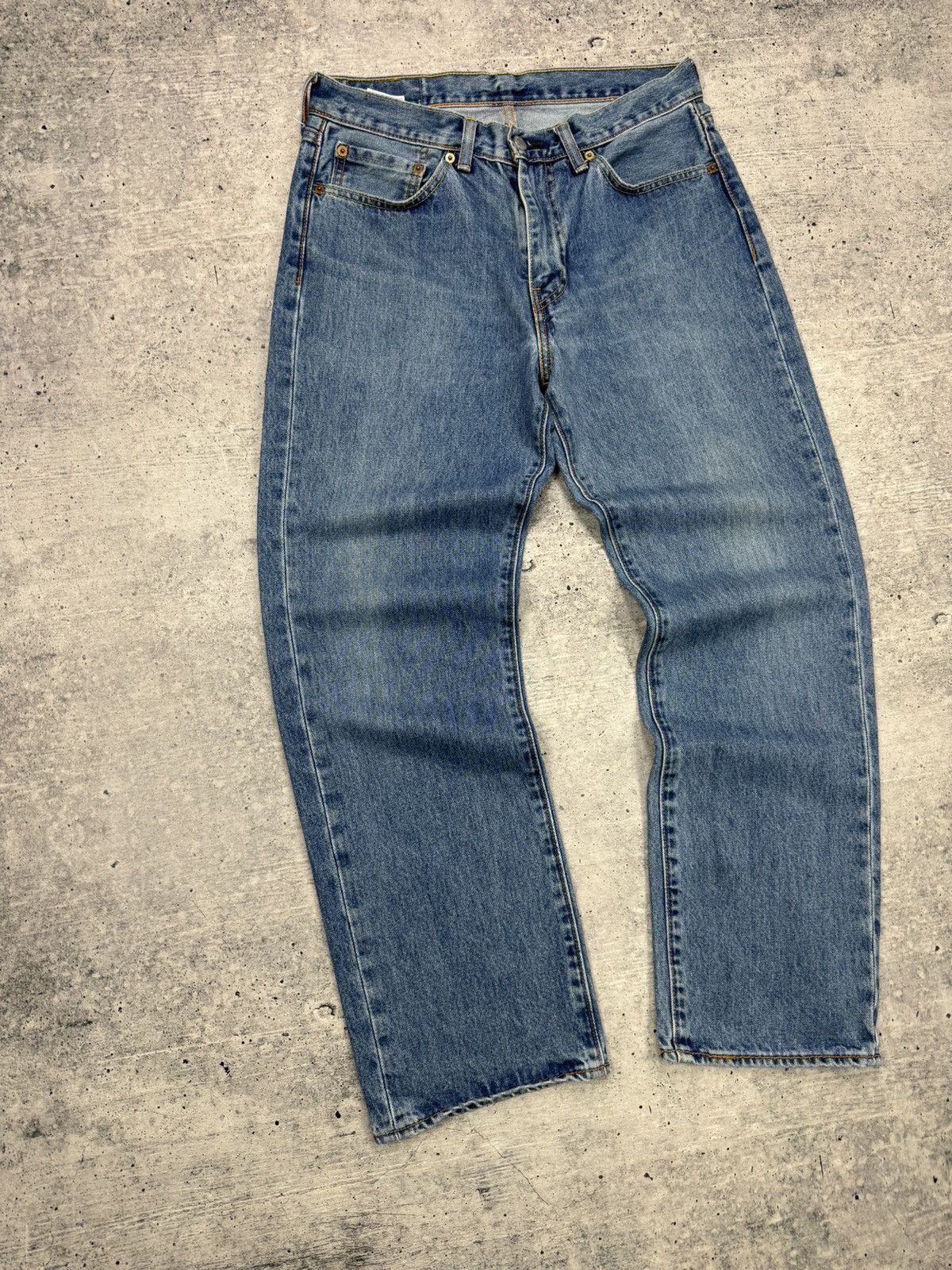Levi's × Vintage Vintage Levi’s 751 Y2K Blue Stonewashed Denim Jeans Pants Size US 32 / EU 48 - 3 Thumbnail