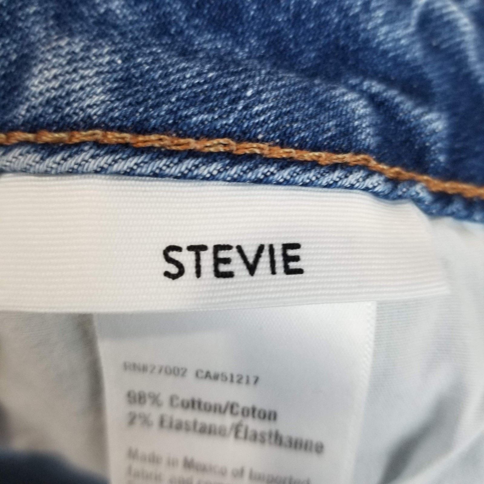 Paige Paige Stevie Jeans 33x32 Blue Heritage Raw Hem Heroes NWT Size 33" - 5 Thumbnail