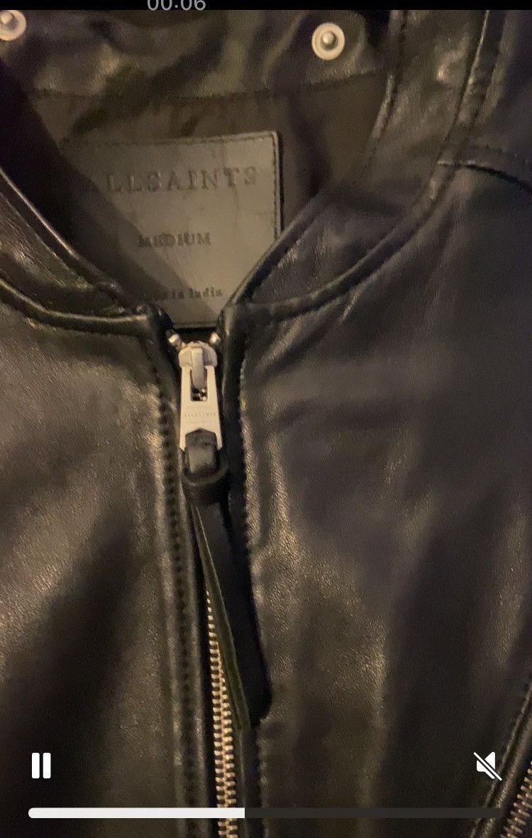Allsaints AllSaints leather bomber Size US M / EU 48-50 / 2 - 21 Thumbnail
