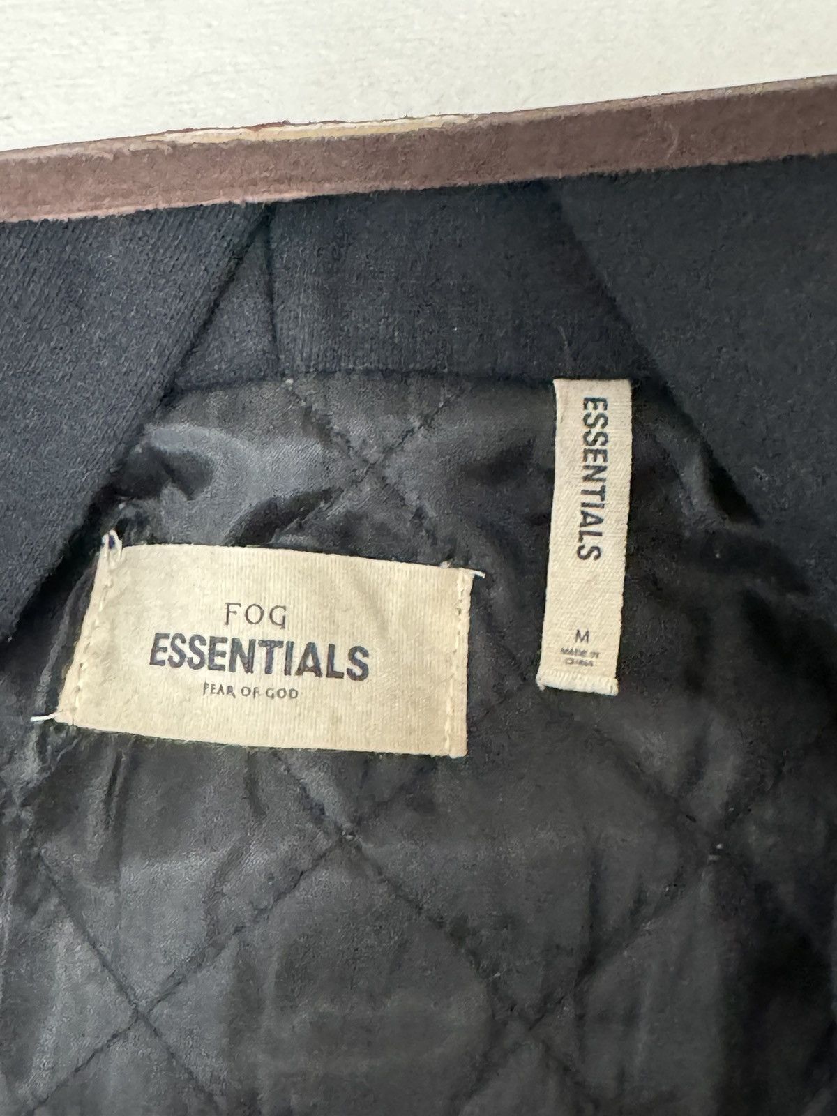 Essentials × FOG × Fear of God 🔥Fear of God Essentials OG Quilted Jacket SZ Medium Black Size US M / EU 48-50 / 2 - 11 Thumbnail