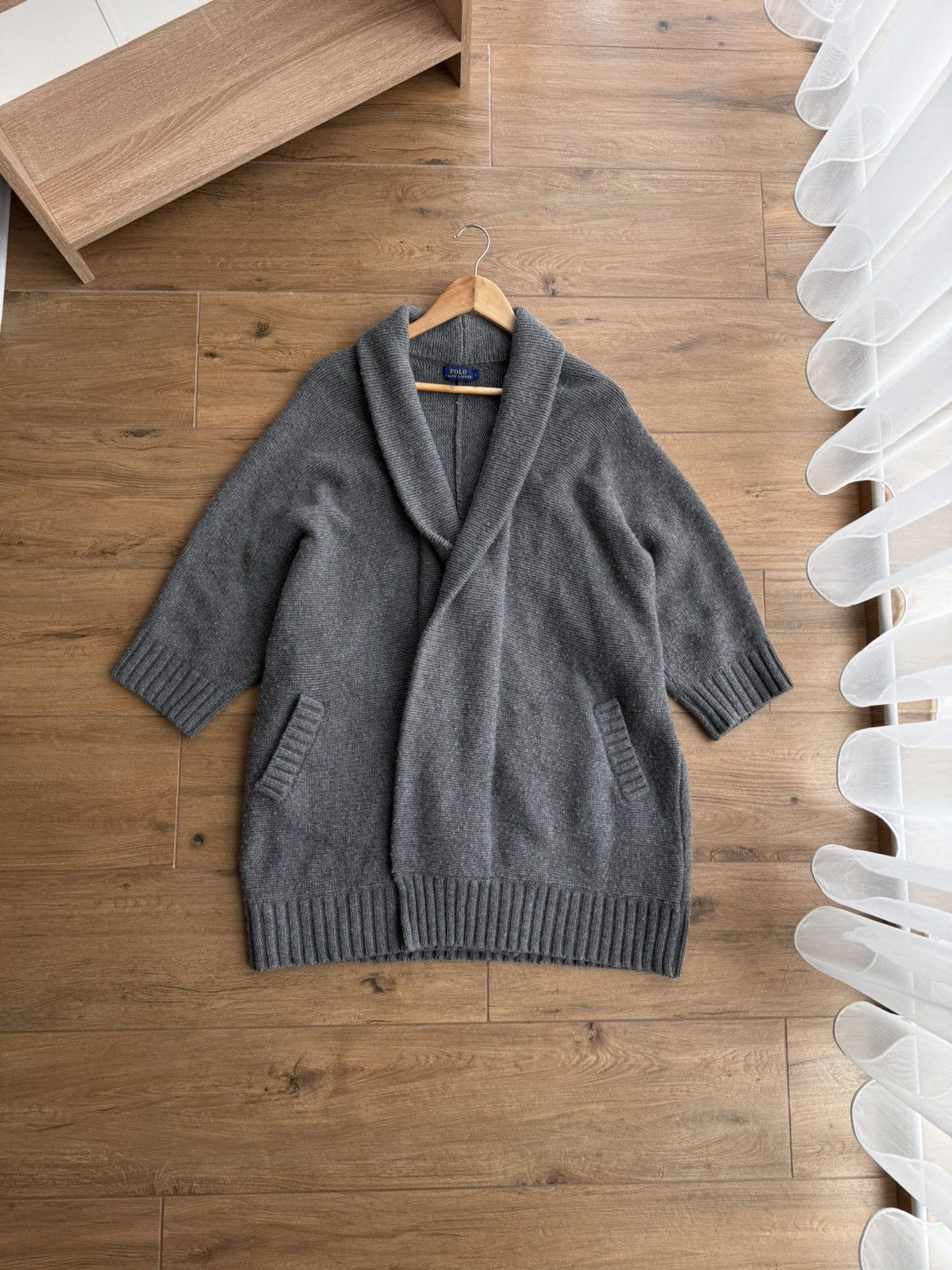 Polo Ralph Lauren × Vintage Vintage Polo Ralph Lauren Merino Wool Heavyweight Poncho Size US L / EU 52-54 / 3 - 7 Thumbnail