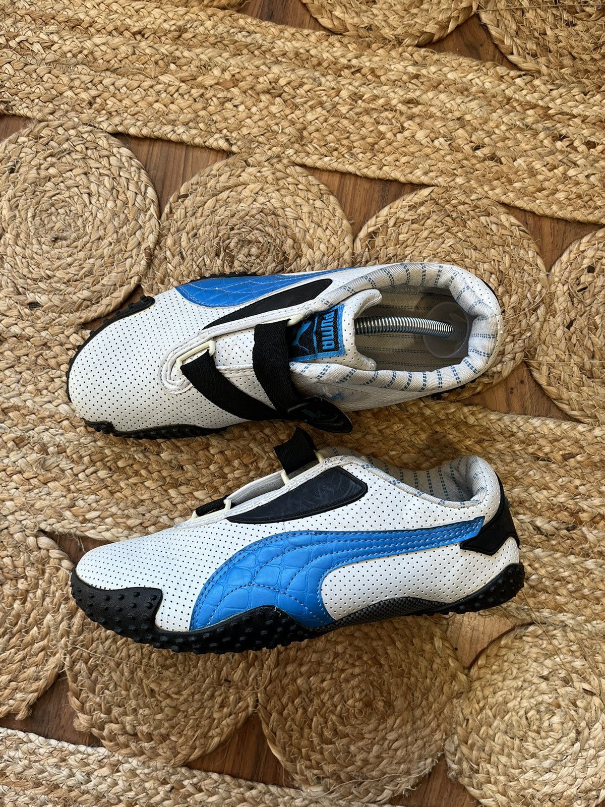 image of Avant Garde x Puma Mostro 00S Vintage Bubble Sole Mule Shoes Moc Clogs Technical in Blue Carbon (Si
