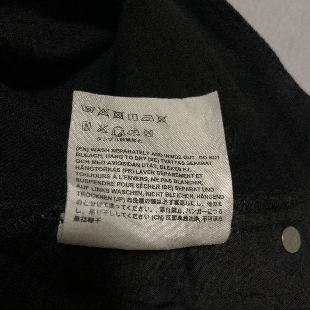 Acne Studios Acne Studios Black Denim Pants Size US 29 - 12 Thumbnail