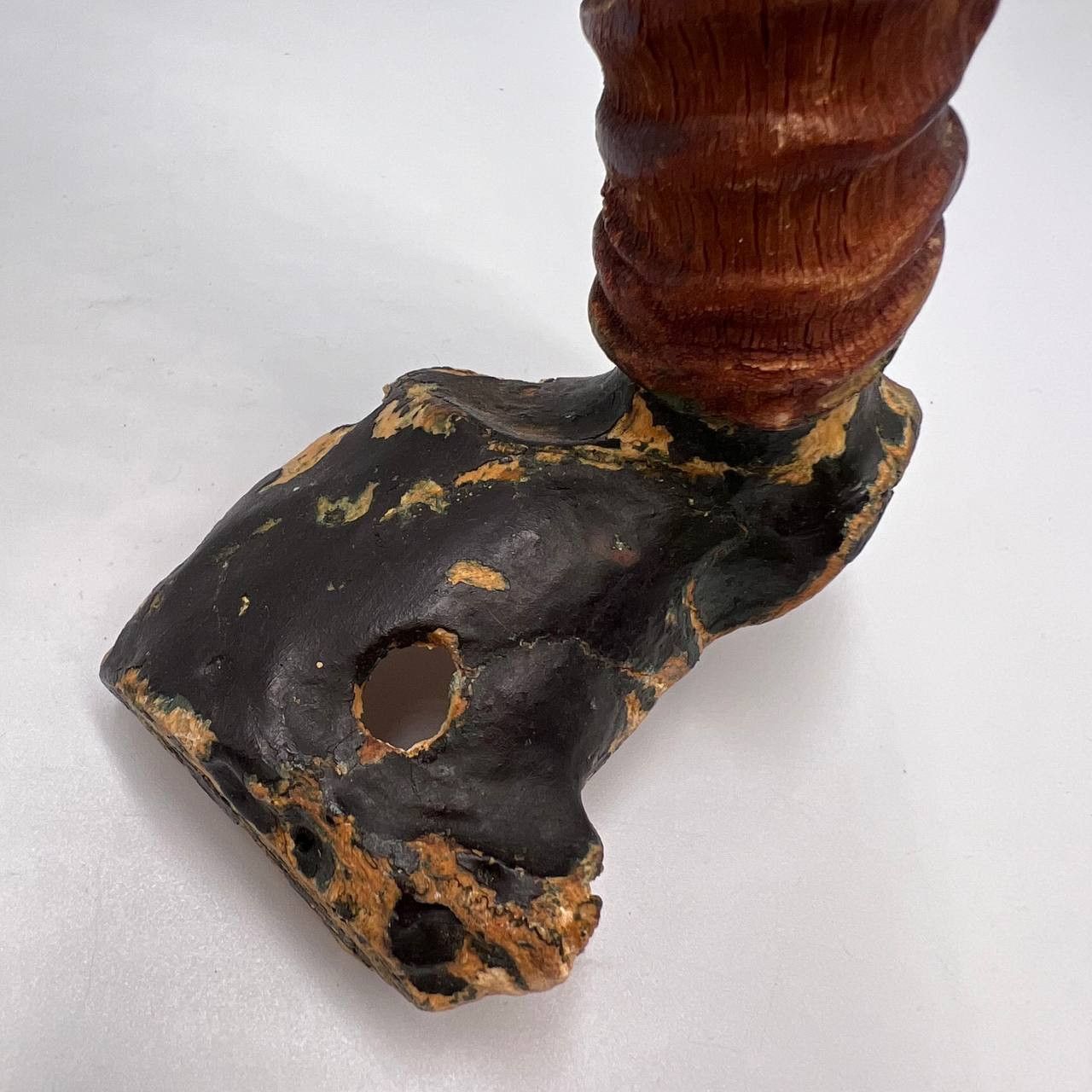Vintage Original Vintage Gazelle Saiga Horn Taxidermy 232 gr. Size ONE SIZE - 2 Thumbnail