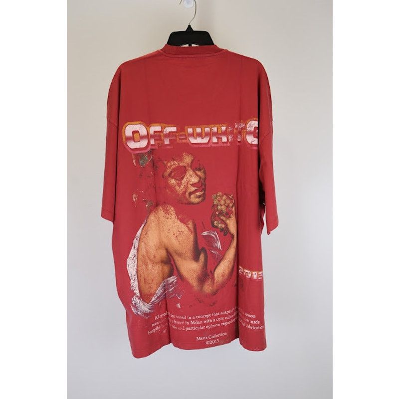 Off-White o1rshd1 Q:2 / Digit Bacchus Over Short Sleeve Tee T-Shirt Size US XXL / EU 58 / 5 - 7 Thumbnail