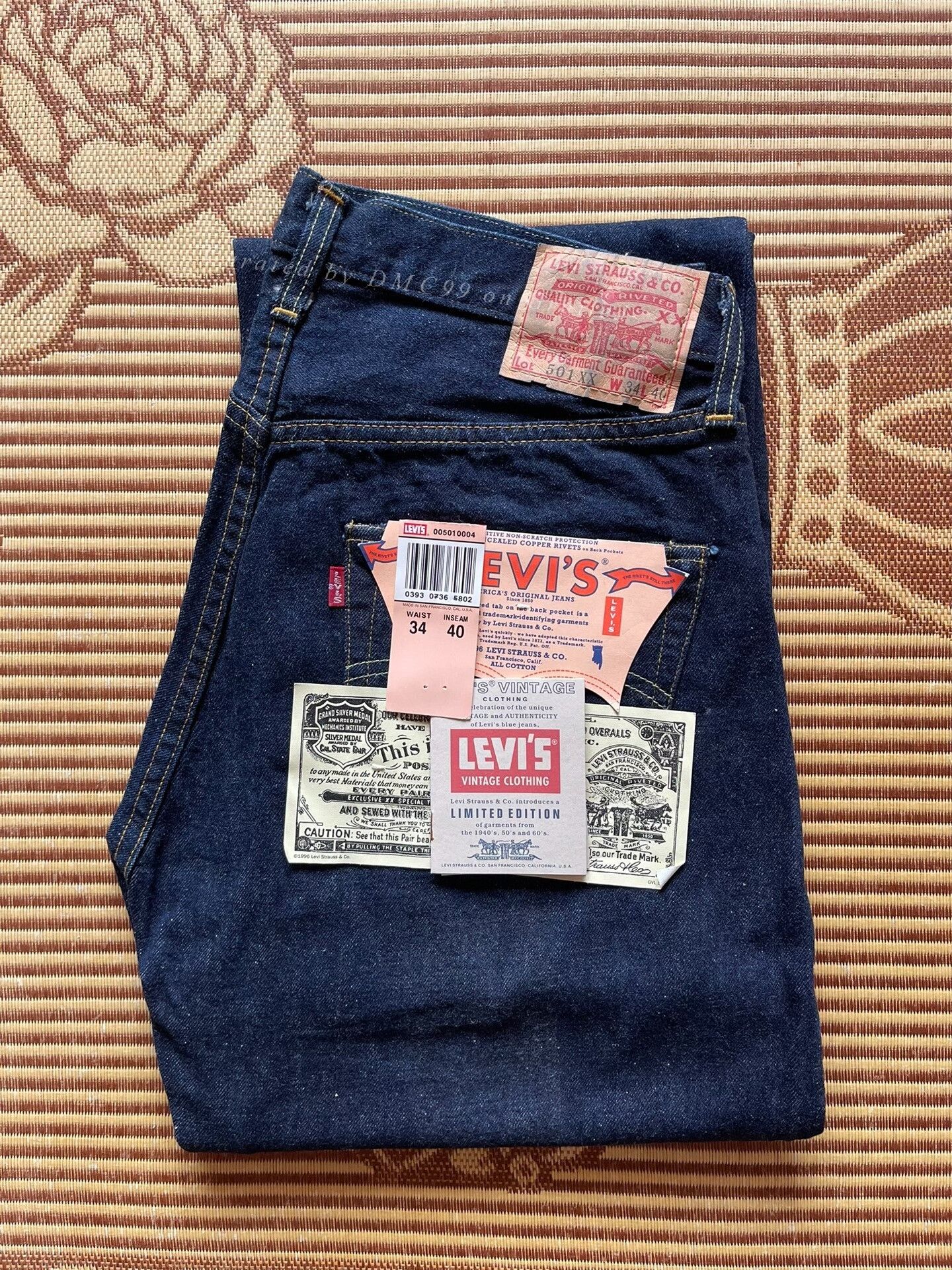 Levi's Vintage Clothing Levi's LVC 501XX 55501 0004 W34 Size US 34 / EU 50 - 1 Thumbnail