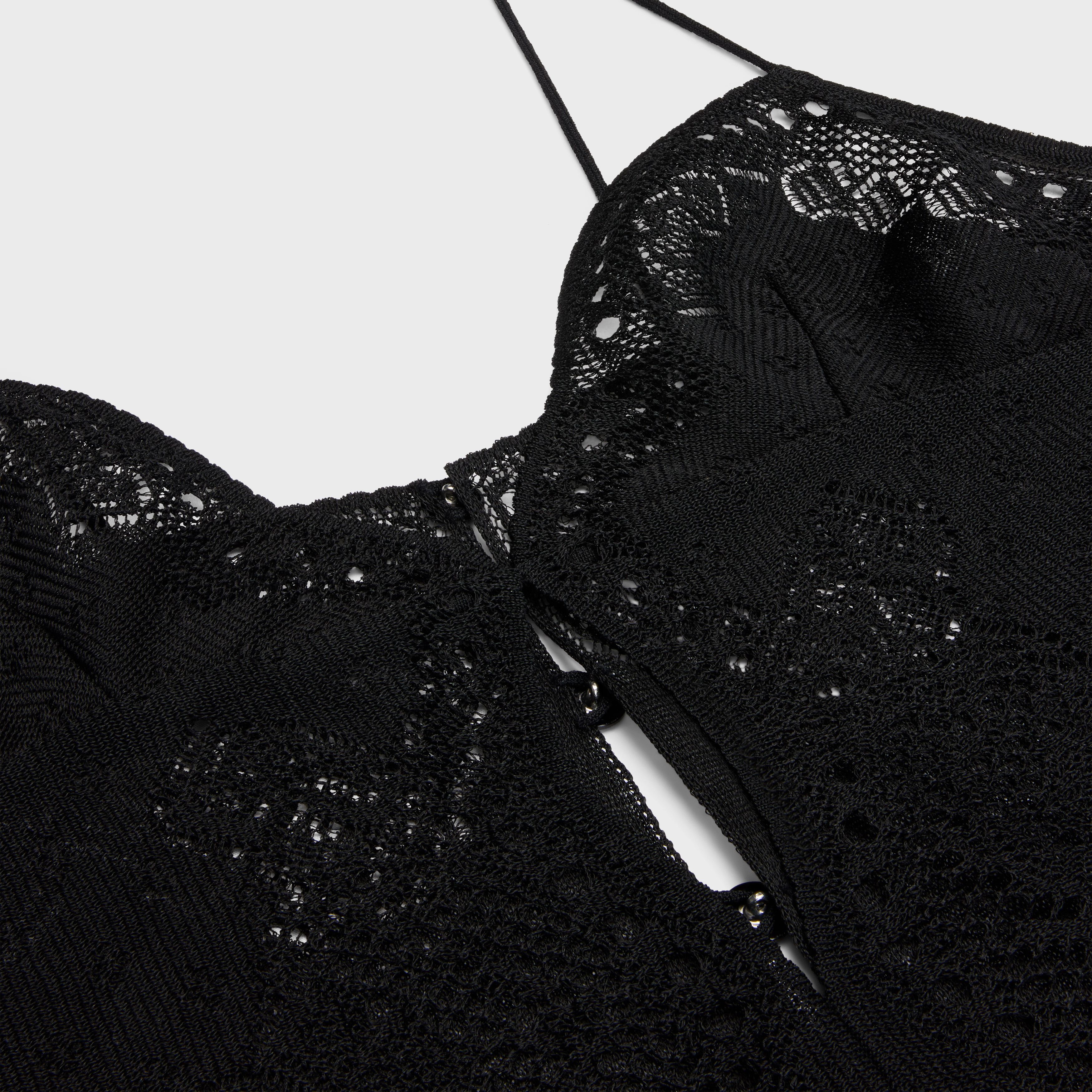 Celine o1w1db10925 2AE5Q801X Lingerie Bodysuit in Black Size XS / US 0-2 / IT 36-38 - 3 Thumbnail