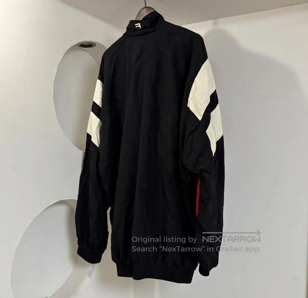 Balenciaga Red Color Block Light Jacket Size L. Size US L / EU 52-54 / 3 - 6 Thumbnail