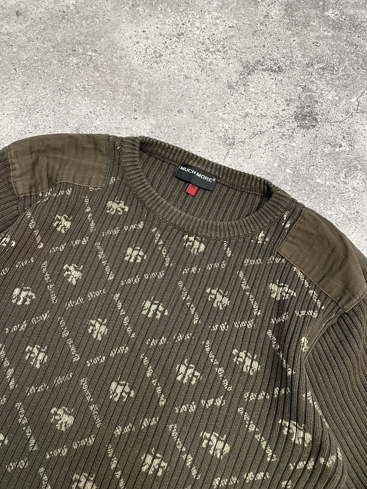 Vintage Vintage Diesel Style striped Sweater Faded Efect 00s knit Size US M / EU 48-50 / 2 - 5 Thumbnail