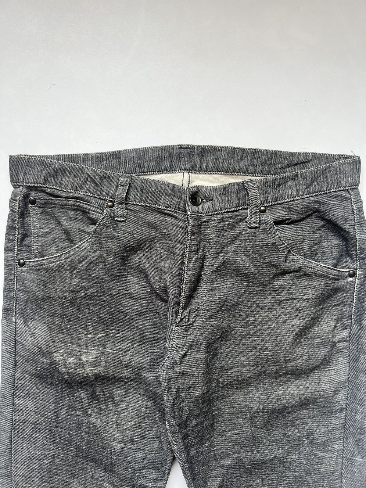 Snap Fastener Japanese Low Tapered Denim