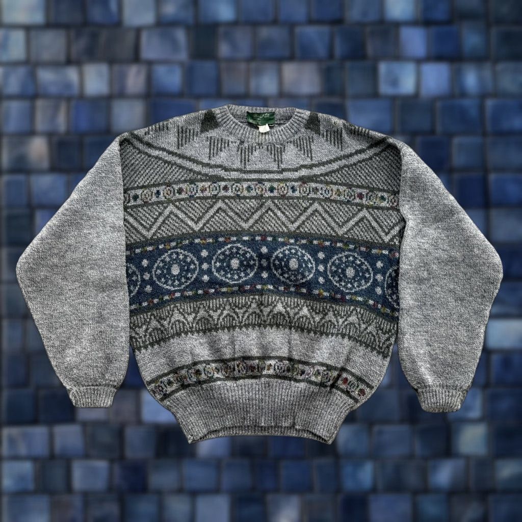 Vintage VINTAGE Marshall Field's Insite Long Sleeve Wool Blend Geometric Sweater Mens Size S READ Size US S / EU 44-46 / 1 - 1 Thumbnail