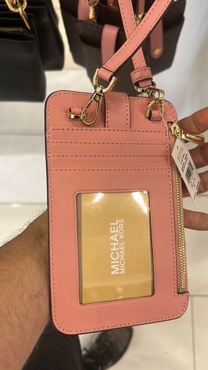 MK JST buy Phone Case Crossbody Pink Logo