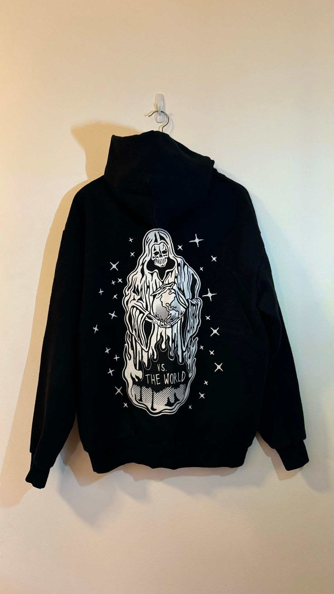 image of Warren Lotas Vs. The World "reaper" Limited Edition Hoodie in Black, Men's (Size XL)