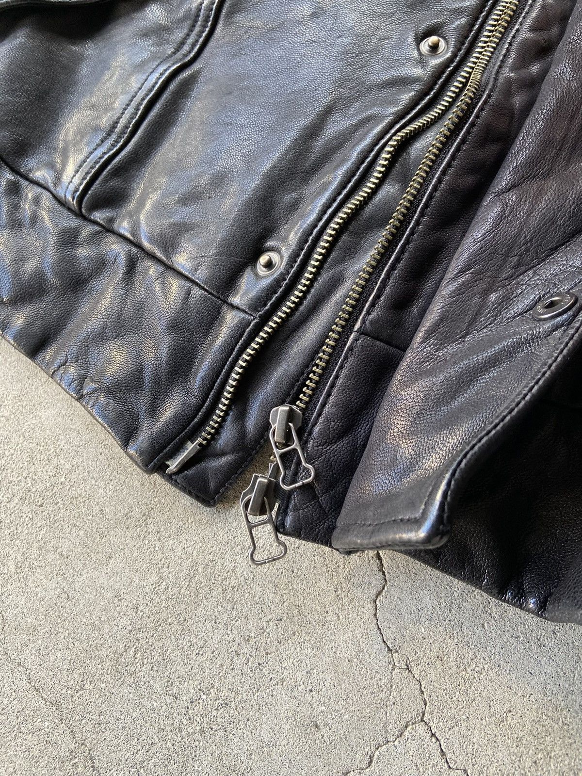 Morgan Homme MORGAN HOMME 00s ARCHIVE Y2K LEATHER ZIP BLOUSON Size US M / EU 48-50 / 2 - 10 Thumbnail