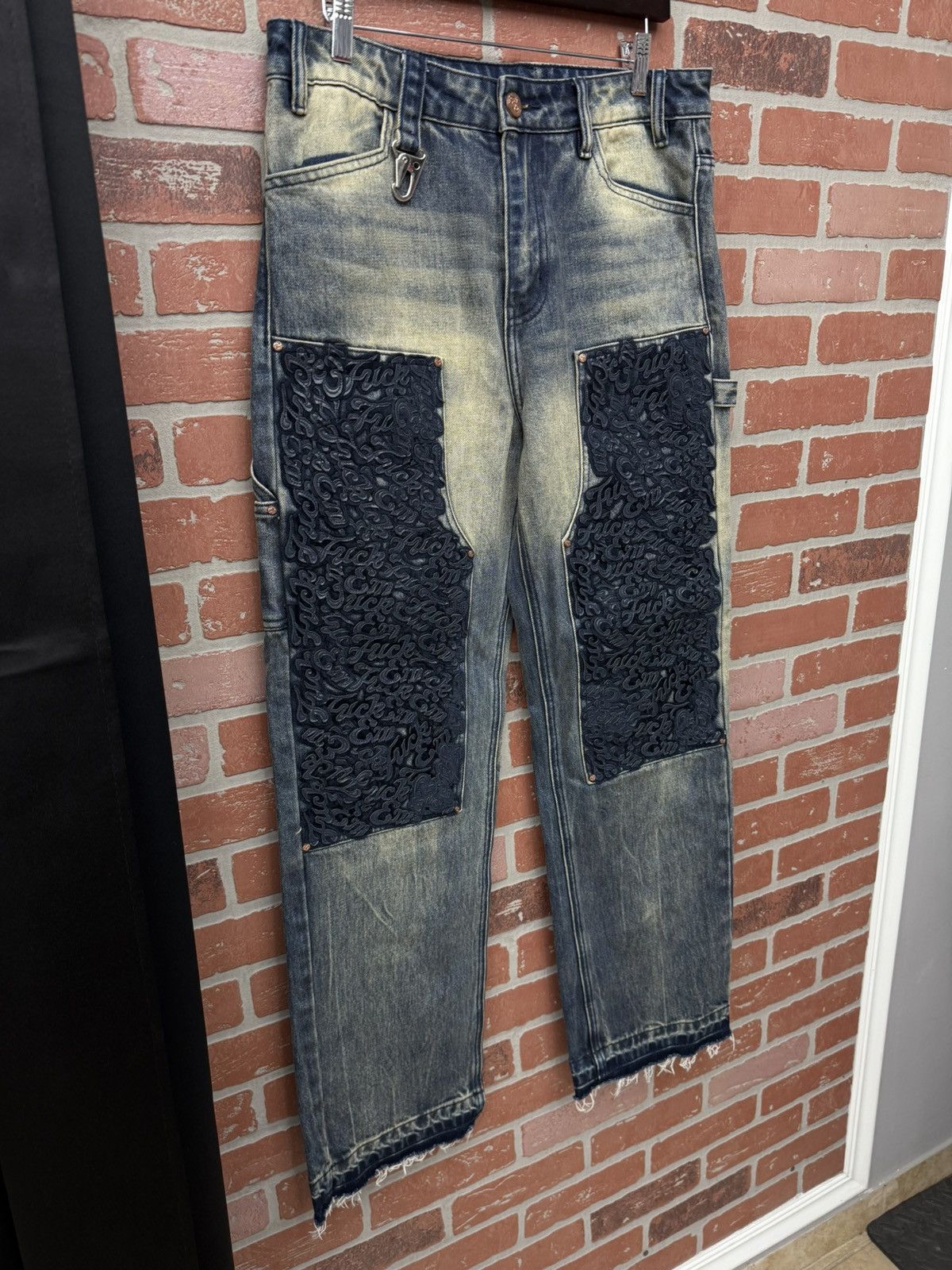 Other Fuck EM Denim Pants Dark Blue Size (32) Size US 32 / EU 48 - 2 Thumbnail