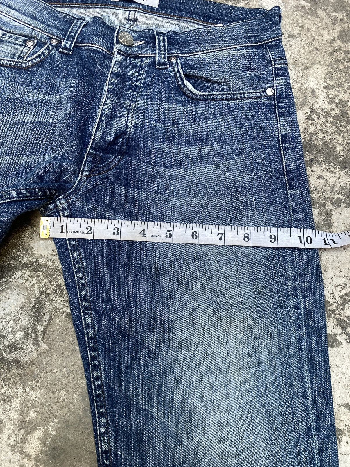 Acne Studios Acne Studios Blue Wash Slim Jeans - Roc The Boat Size US 29 - 12 Thumbnail