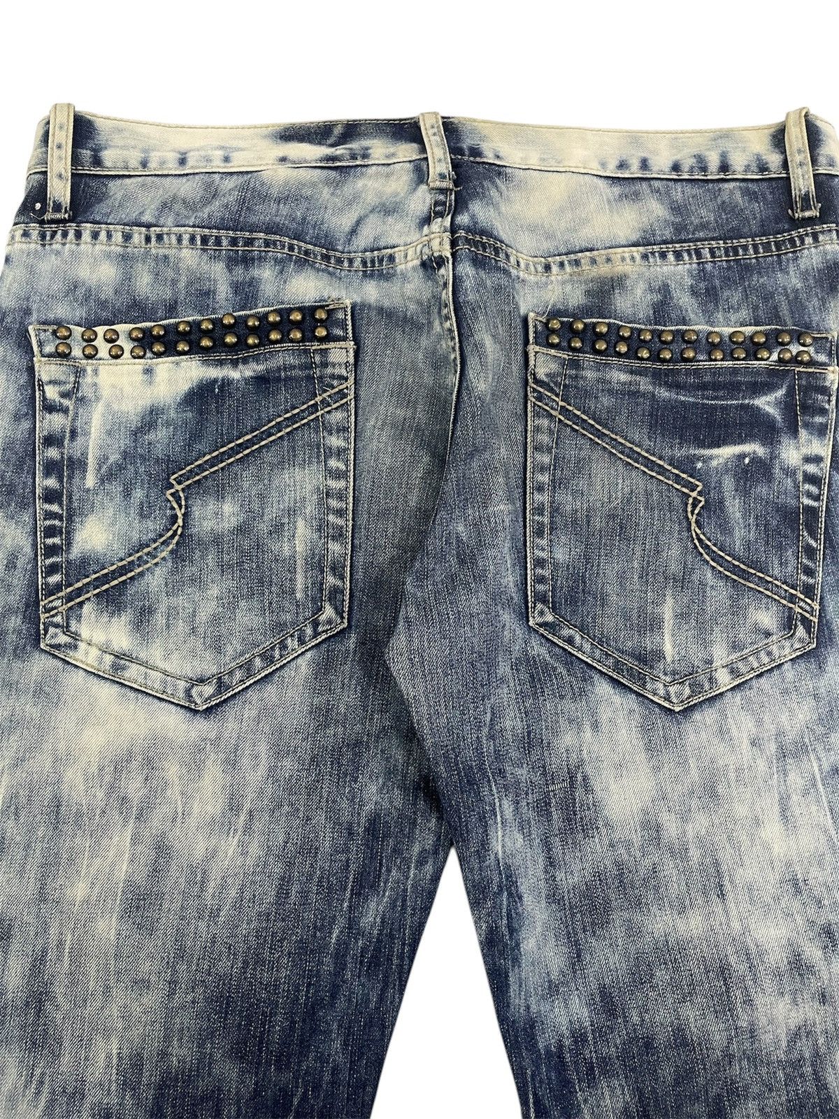 semanticdesign Semantic Design Japan Acid Wash Flare Jeans Size US 35 - 7 Thumbnail